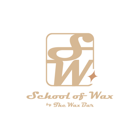school of wax logo (natural)